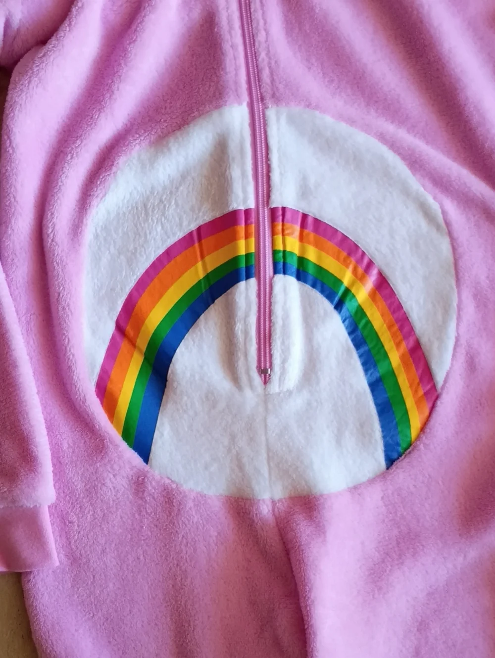 Carebears Rainbow Hooded Kids Pajamas Onesie